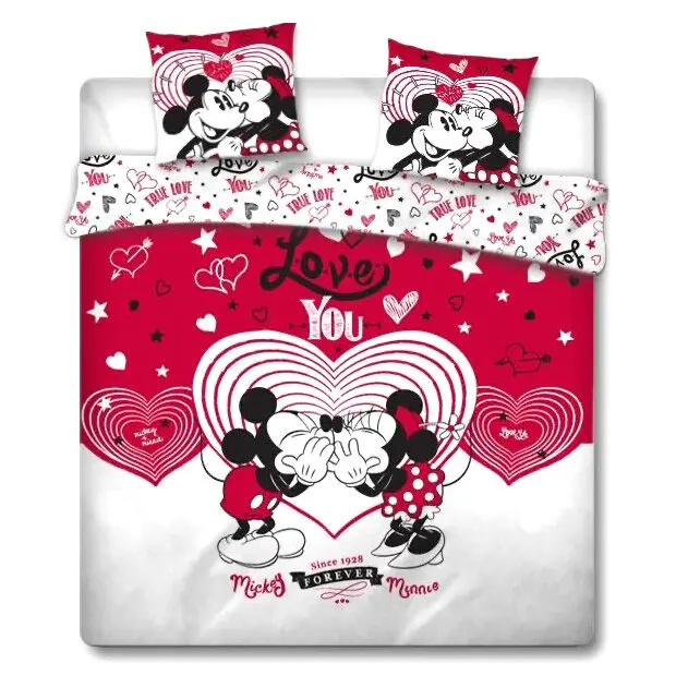 Disney Mickey and Minnie Love Bettbezug Bett 135cm Produktfoto