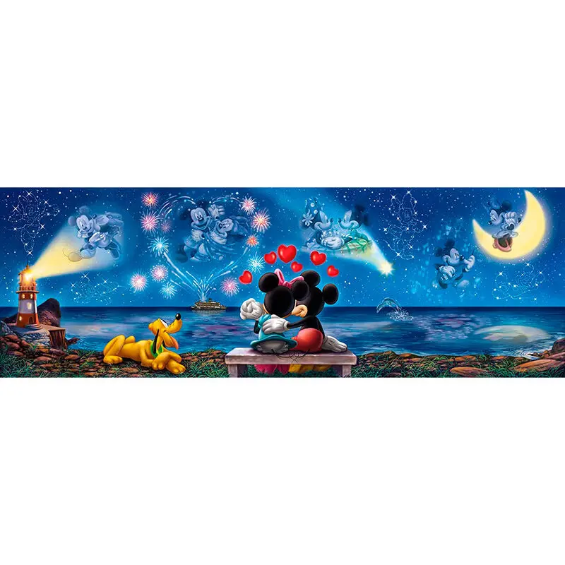 Disney Panorama Puzzle Mickey & Minnie (1000 Teile) termékfotó