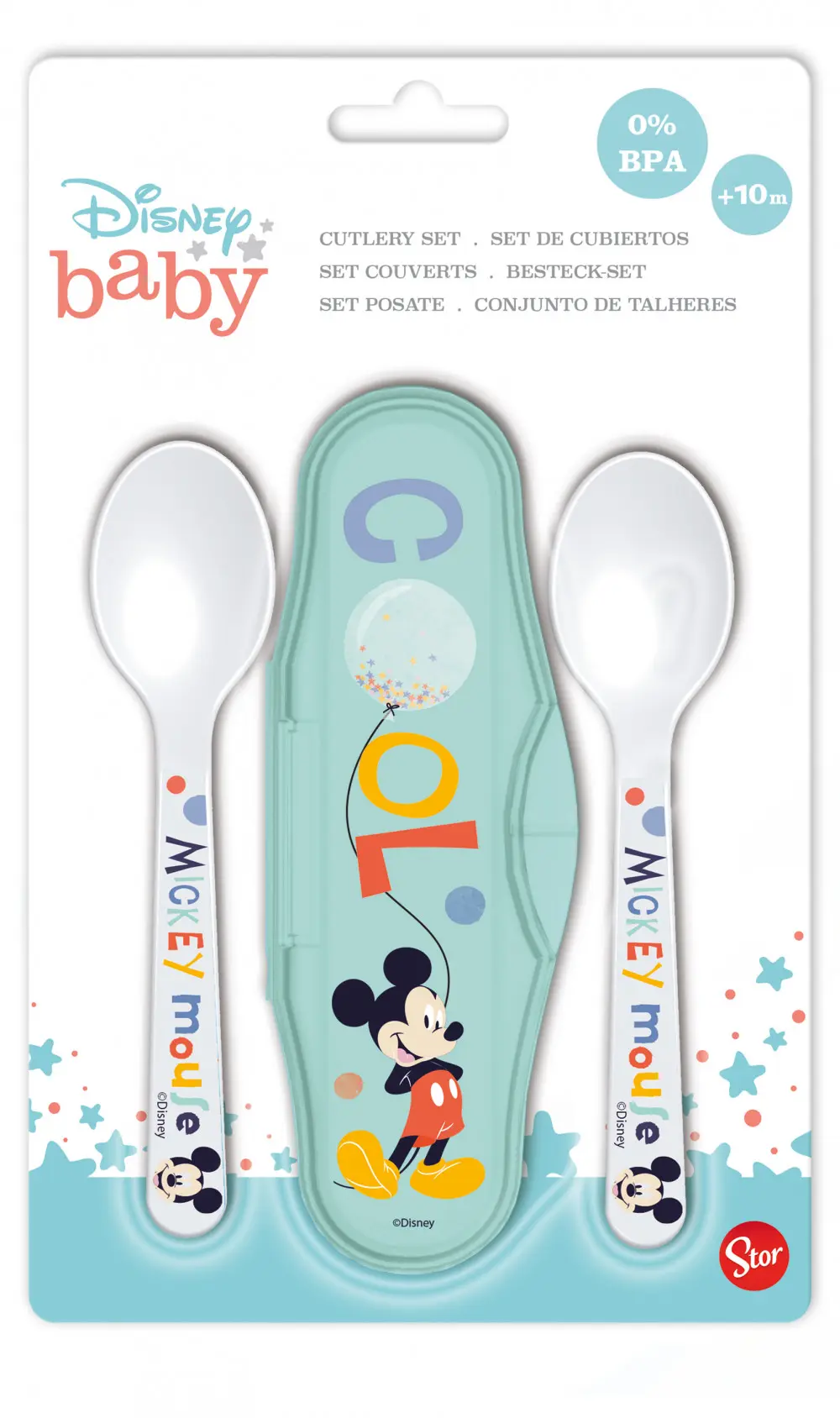 Disney Mickey Baby Reisebesteck Set Produktfoto
