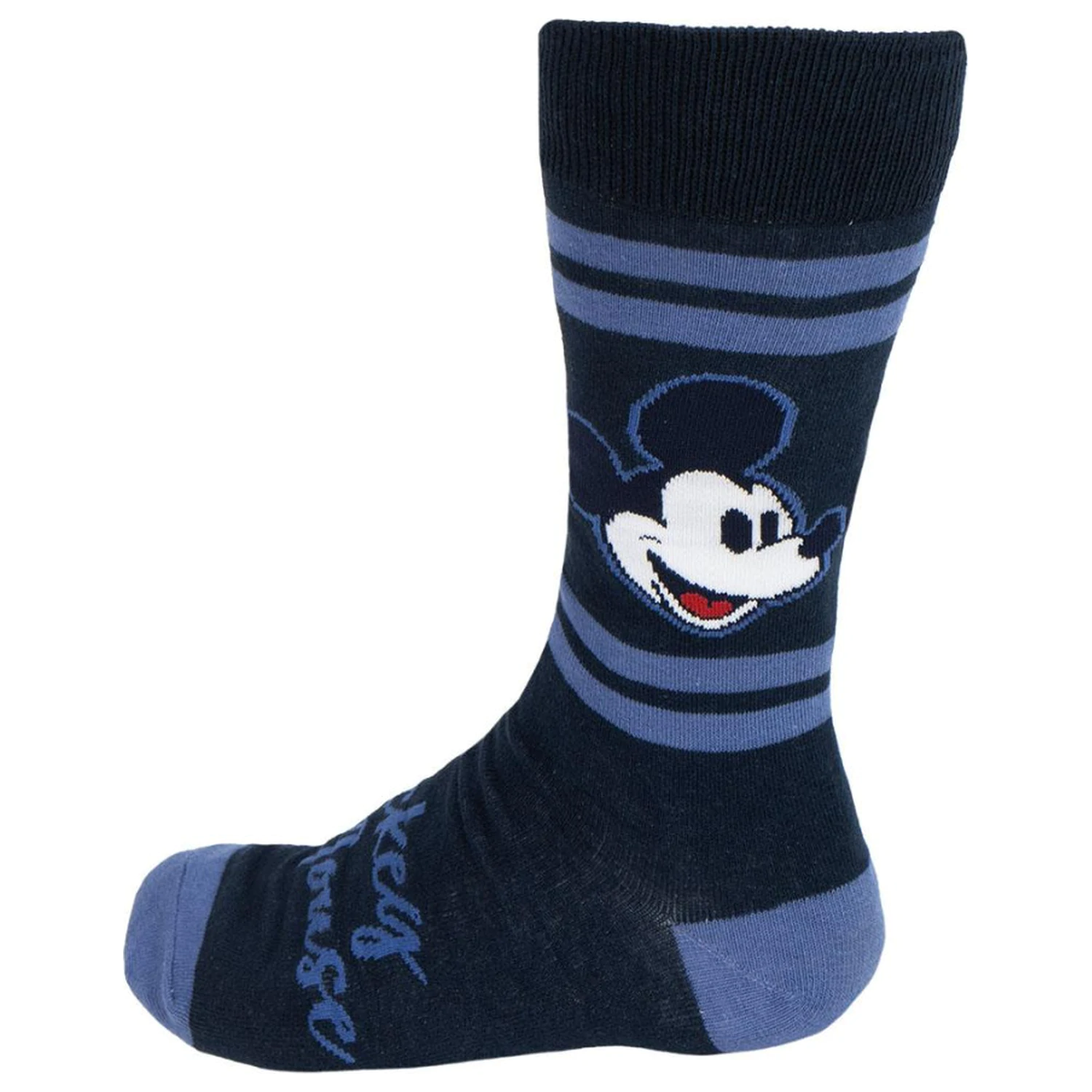 Disney Mickey Blue Herren Lange Socken 38/45 Produktfoto