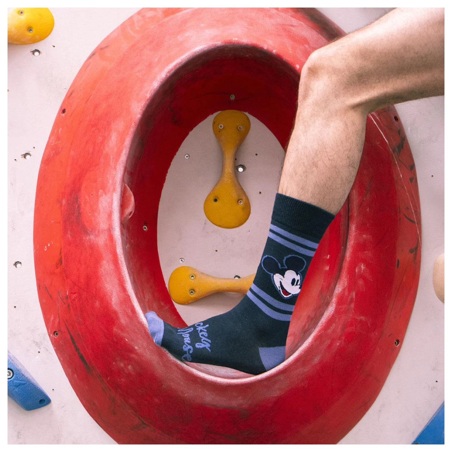 Disney Mickey Blue Herren Lange Socken 38/45 Produktfoto