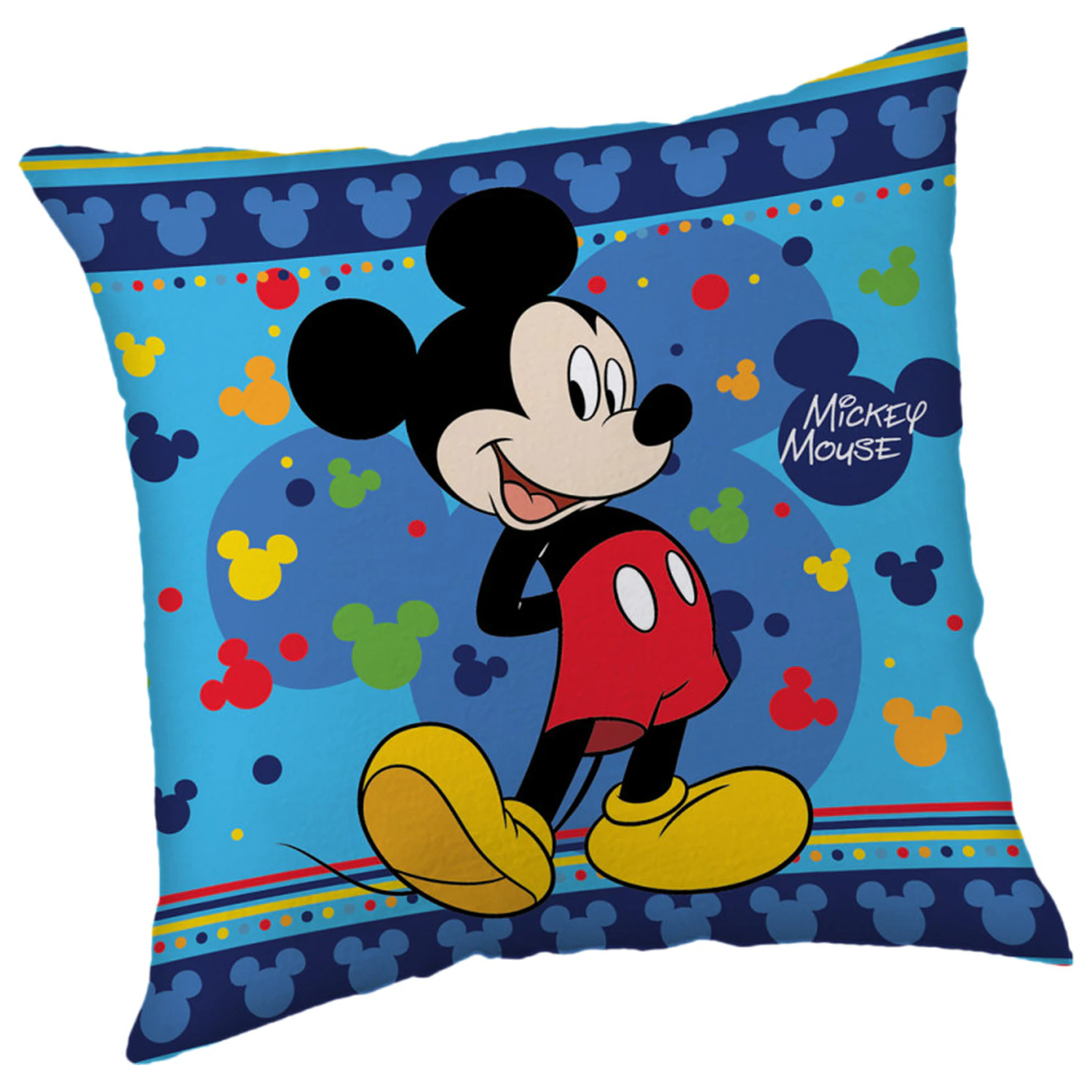 Disney Mickey Blue Kissen, Dekokissen Produktfoto