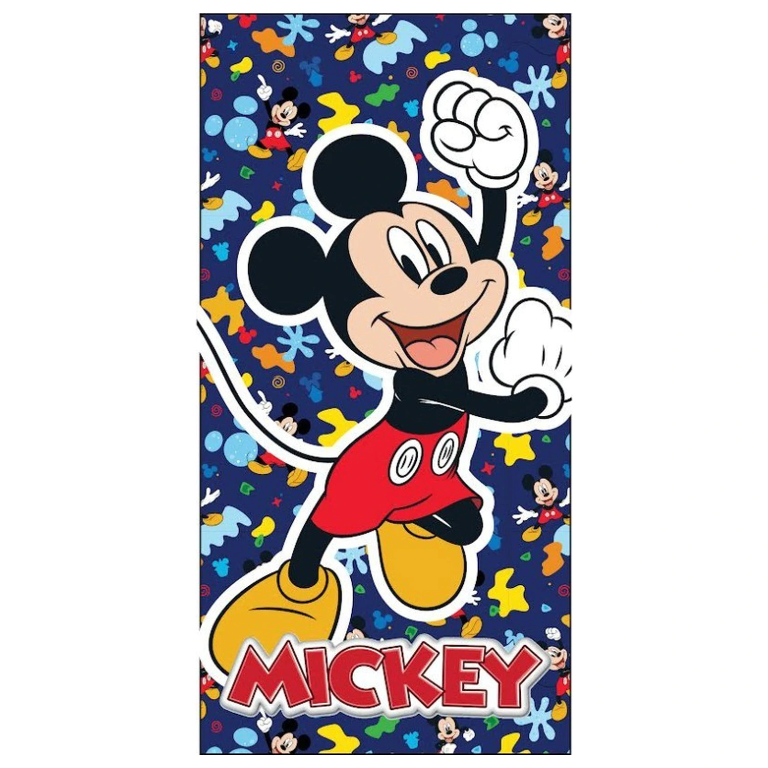 Disney Mickey Color Party Handtuch 70x140 cm Produktfoto
