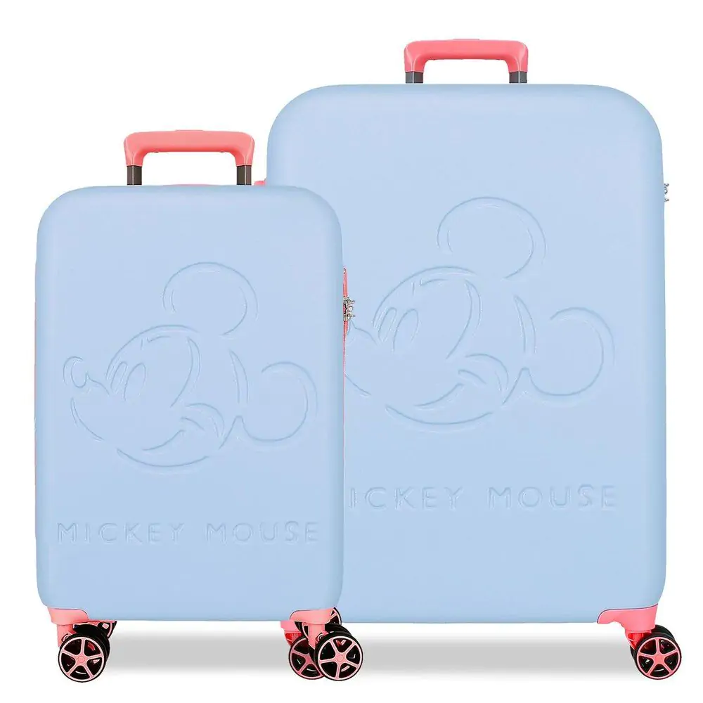 Disney Mickey Crazy Trip ABS 2-er Pack Trolley Koffers Produktfoto