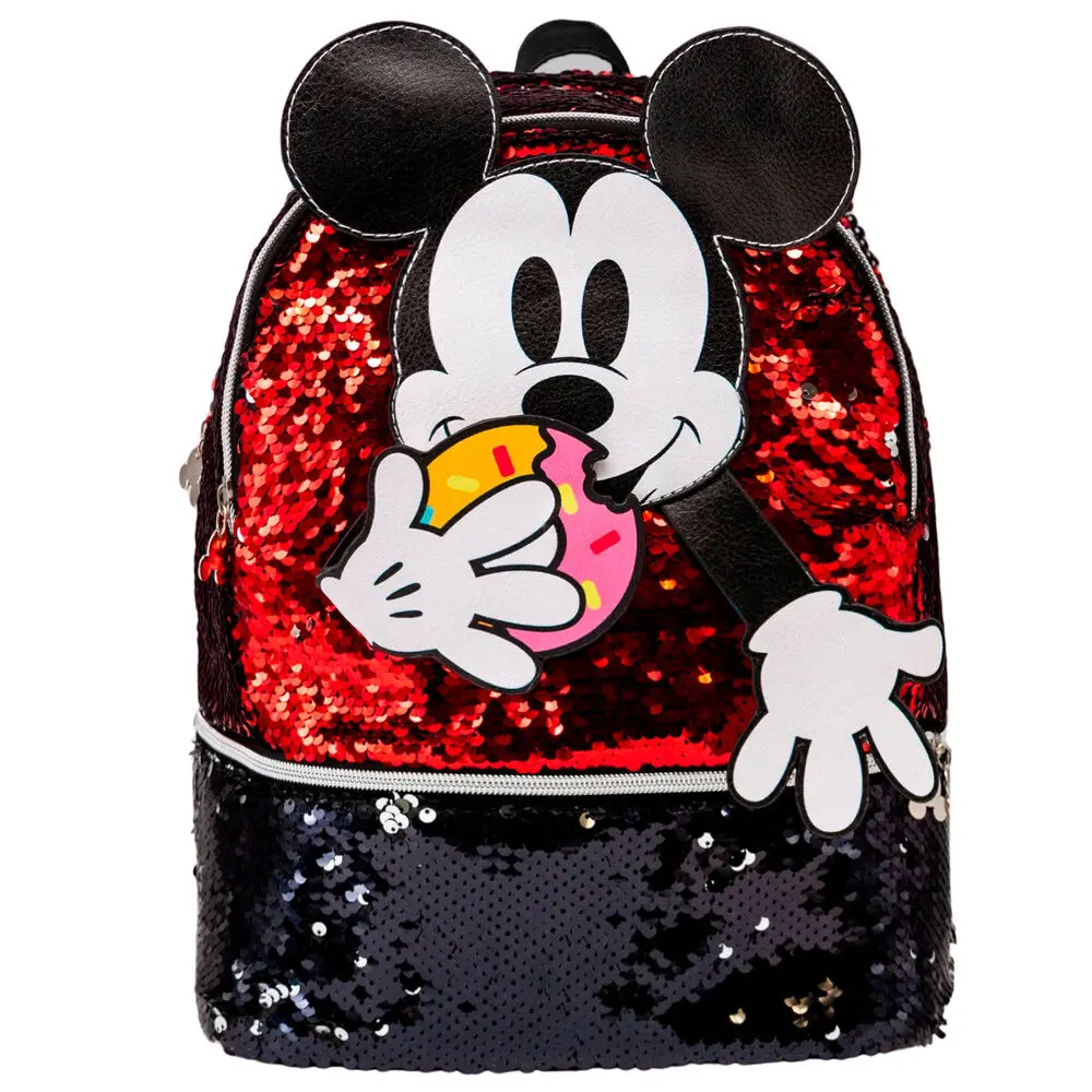 Disney Mickey Donut Pailletten Rucksack 32cm termékfotó