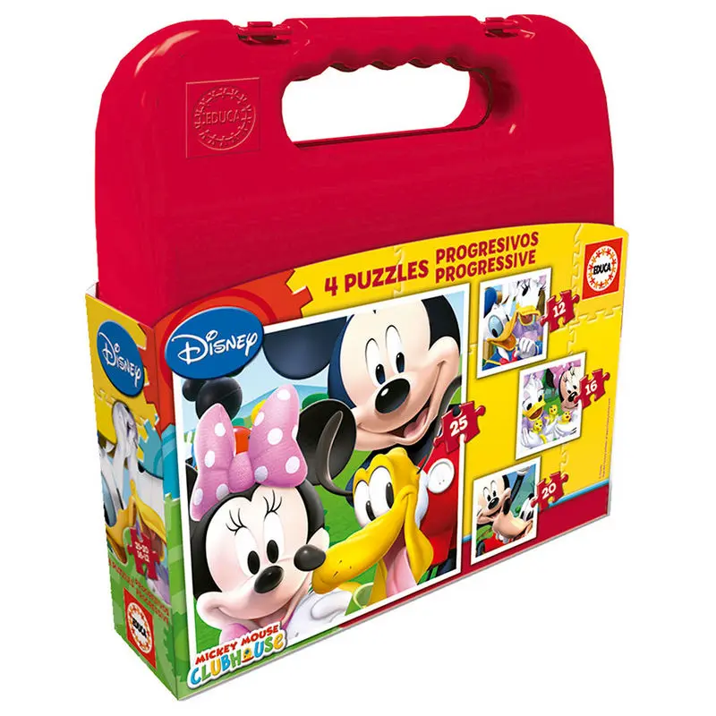 Disney Mickey Mouse Club House Progressive Puzzle 12-16-20-25St termékfotó