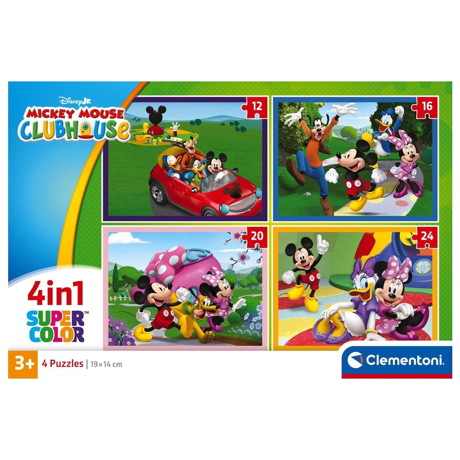 Disney Mickey Mouse Club House Puzzle 12-16-20-24 Teile Produktfoto