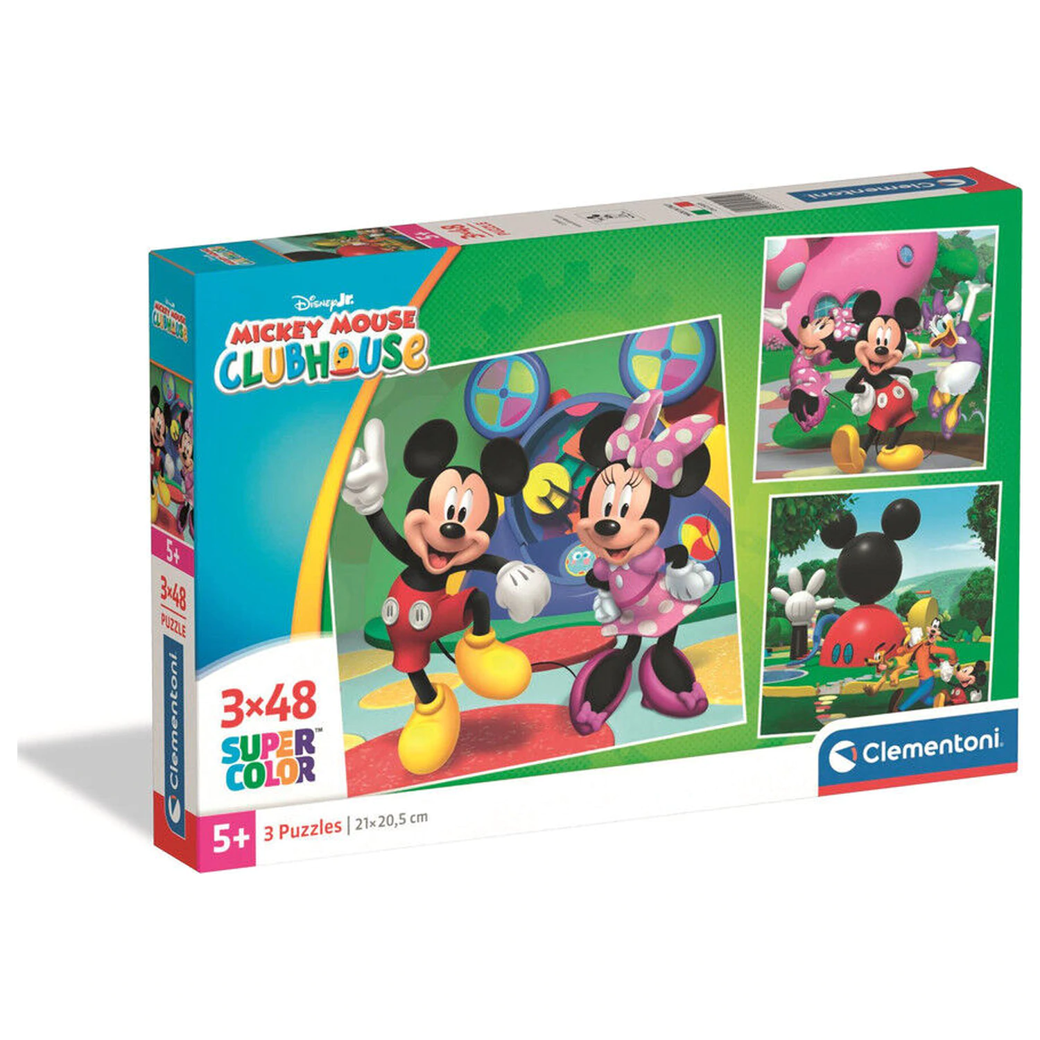 Disney Mickey Mouse Club House Puzzle 3x48 Teile Produktfoto