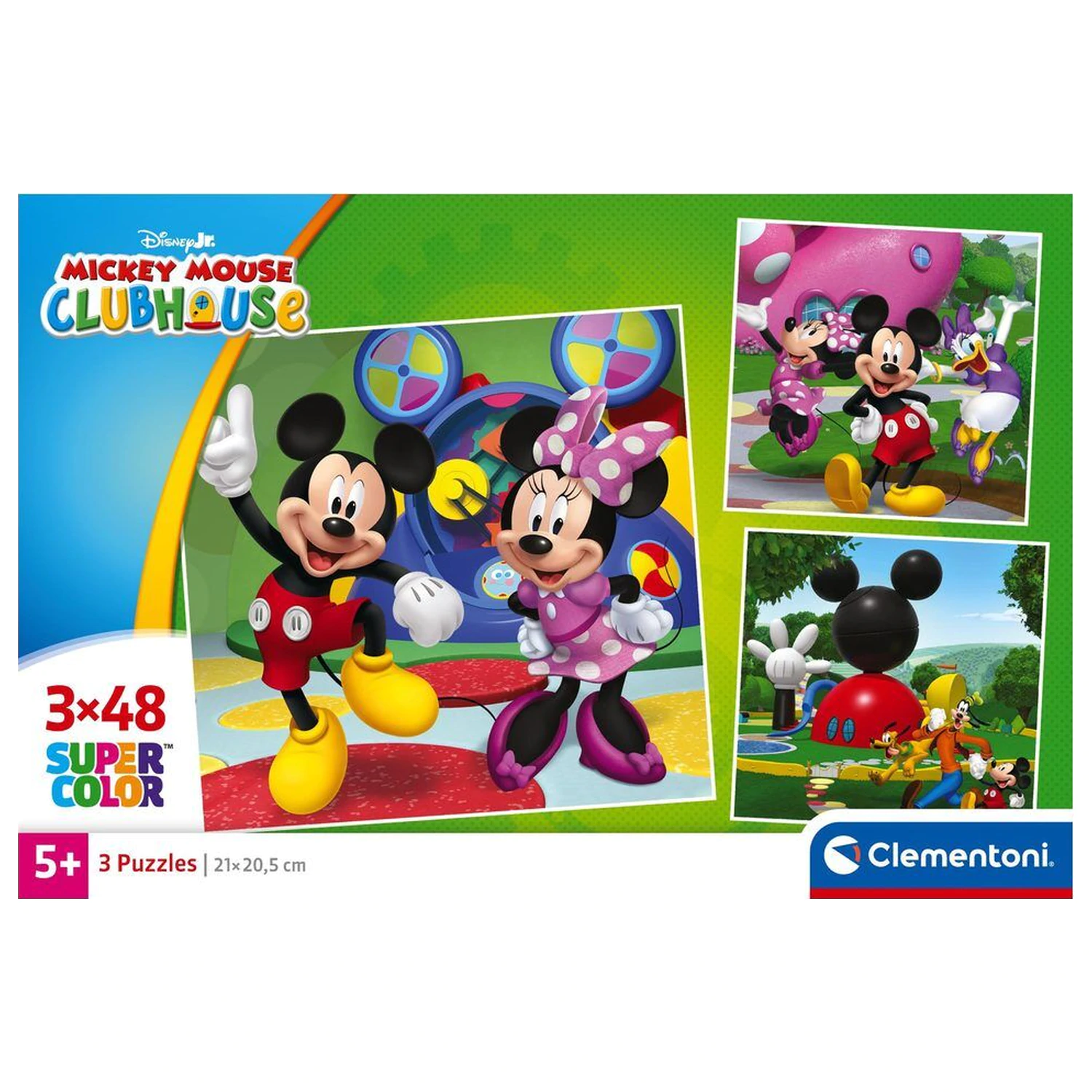 Disney Mickey Mouse Club House Puzzle 3x48 Teile Produktfoto