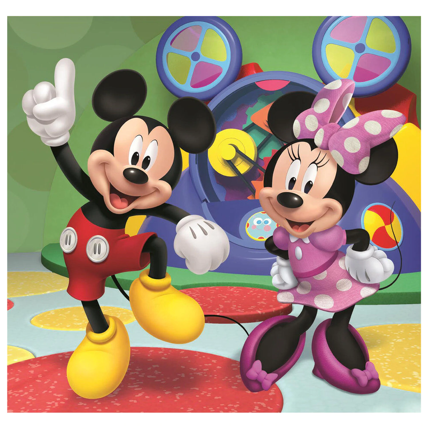 Disney Mickey Mouse Club House Puzzle 3x48 Teile Produktfoto