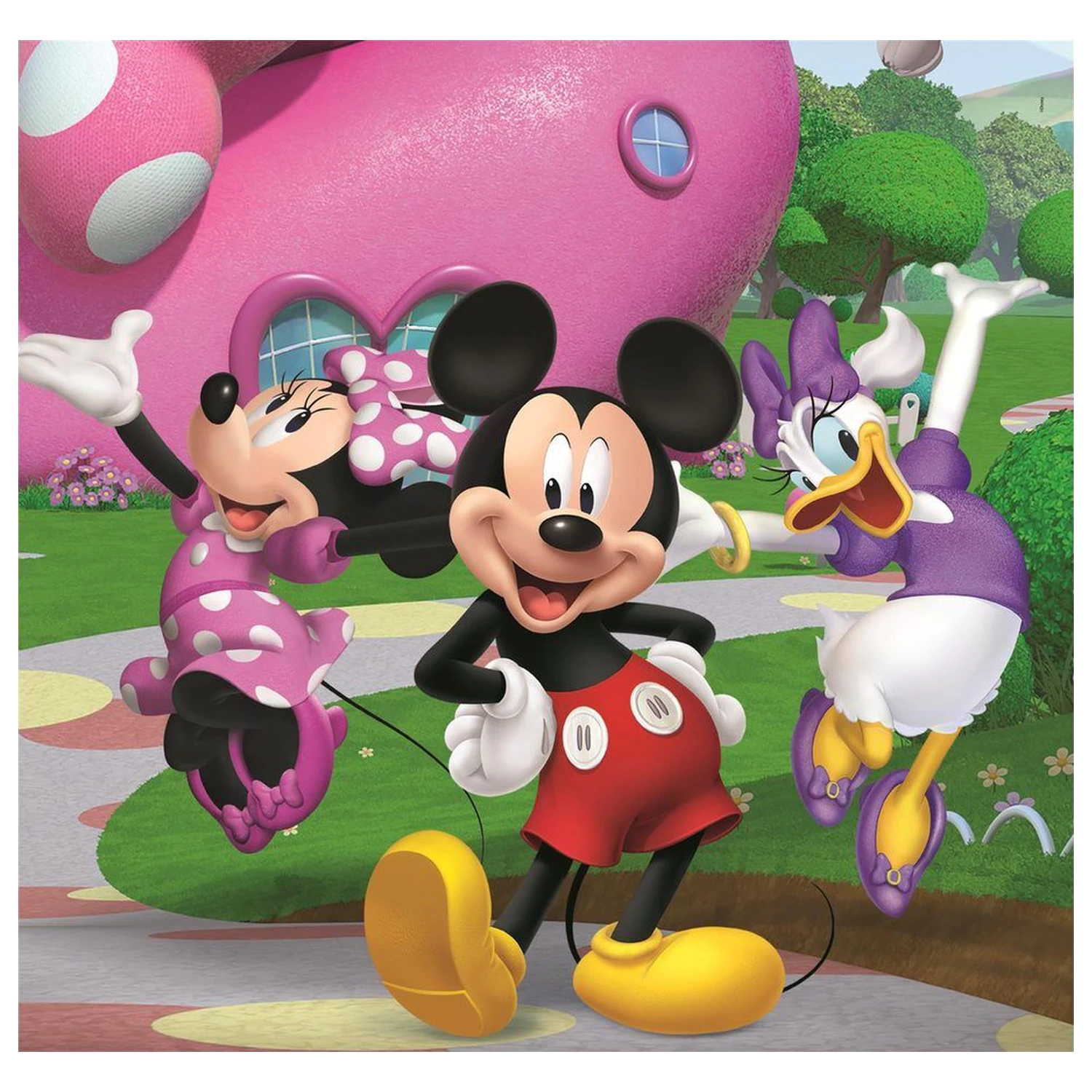 Disney Mickey Mouse Club House Puzzle 3x48 Teile Produktfoto