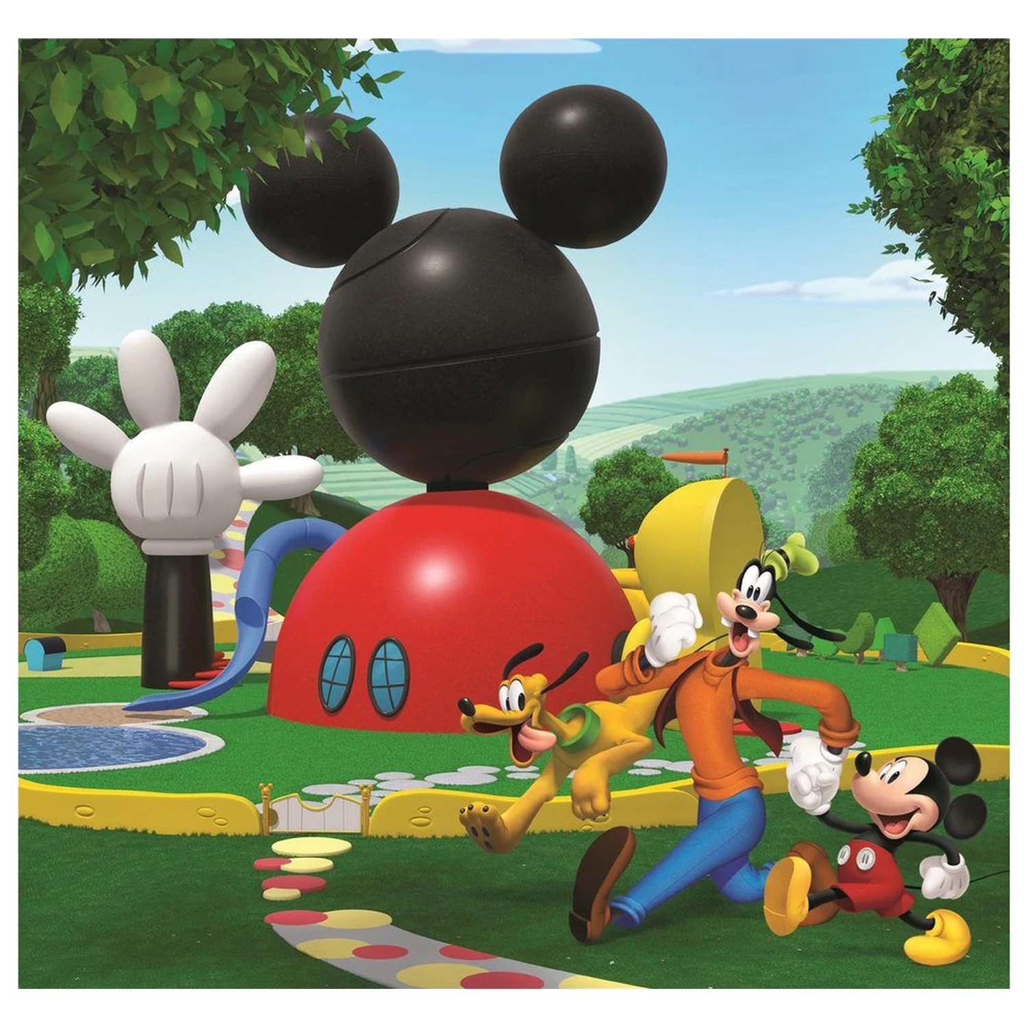 Disney Mickey Mouse Club House Puzzle 3x48 Teile Produktfoto