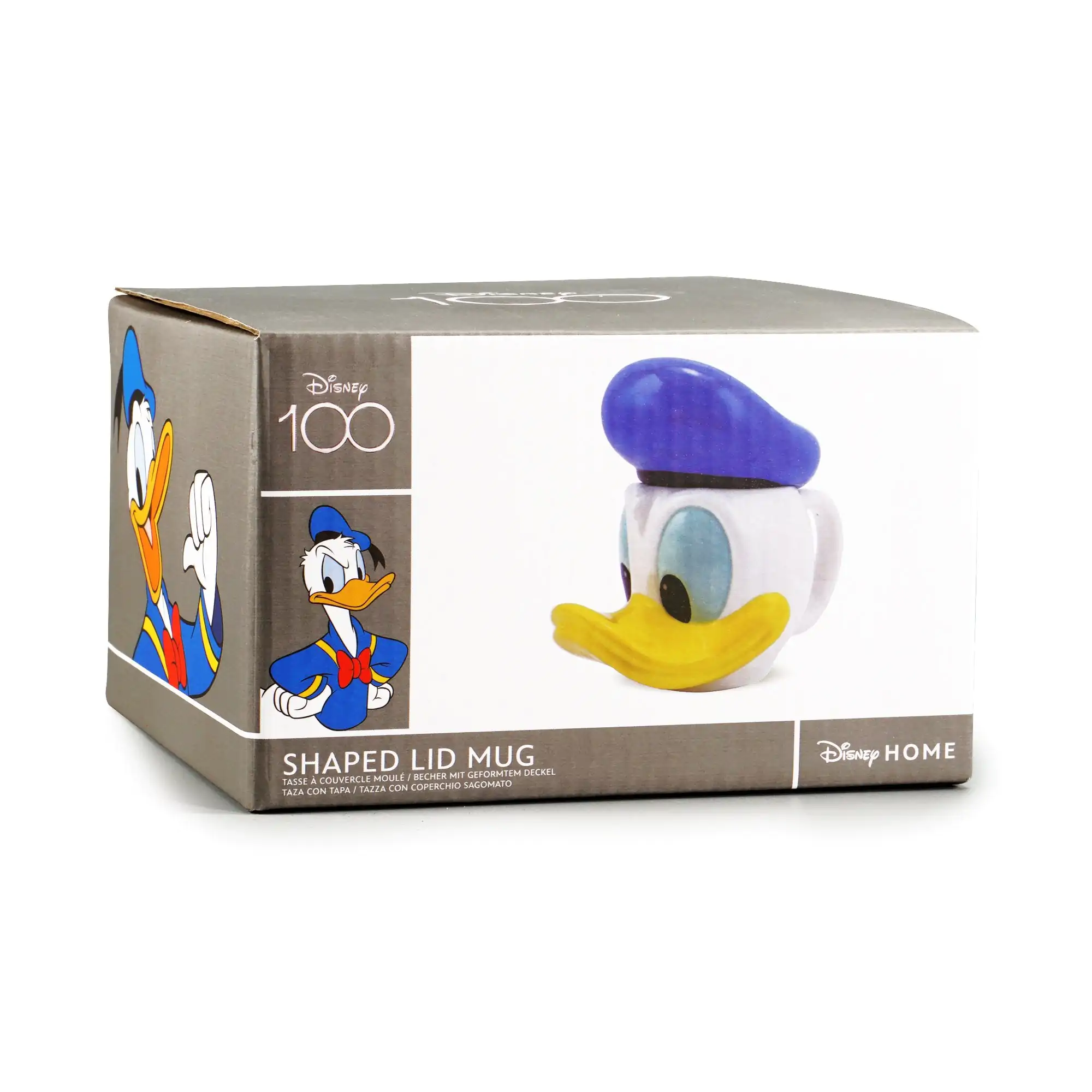 Disney Mickey Mouse - Donald Shaped Tasse mit Deckel Produktfoto
