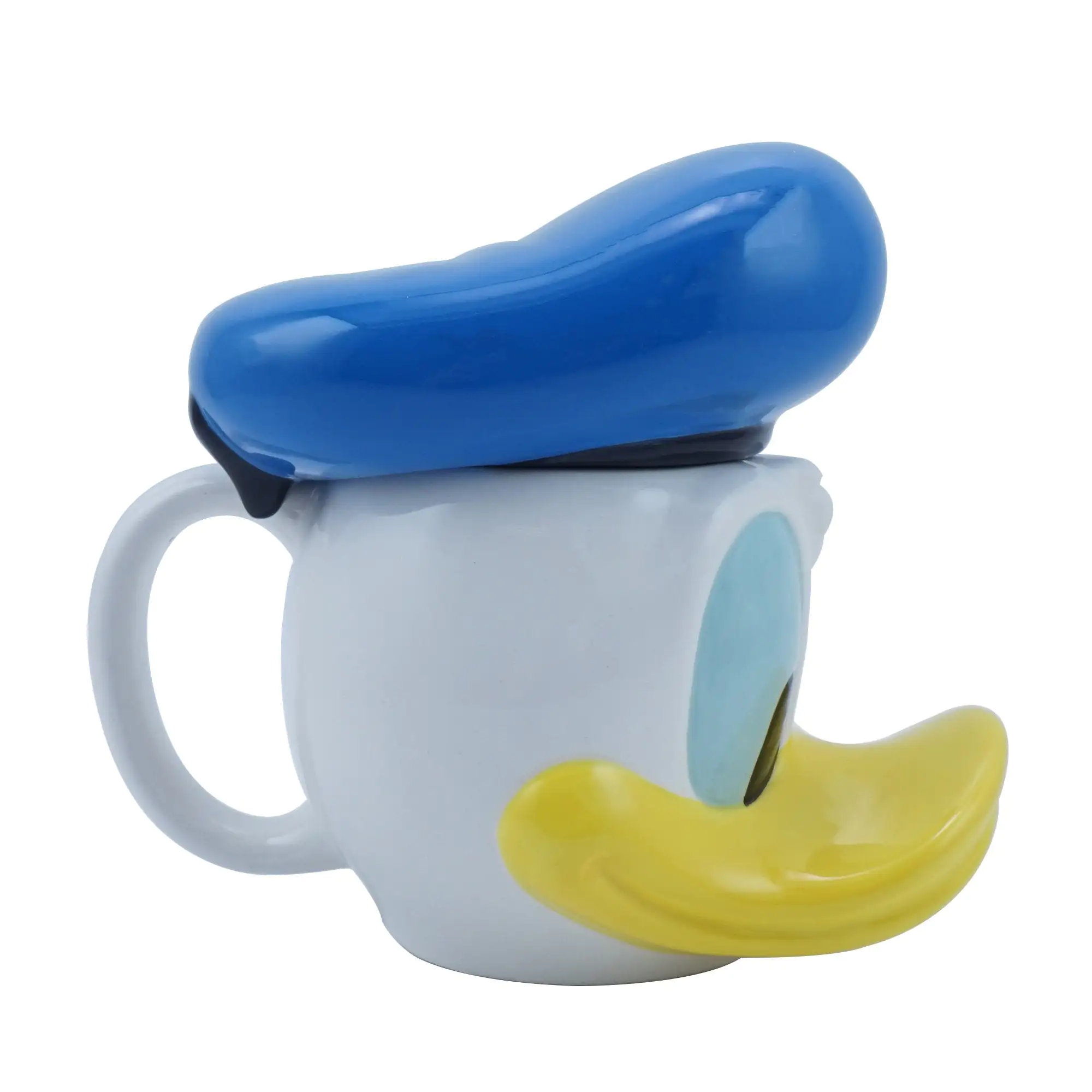 Disney Mickey Mouse - Donald Shaped Tasse mit Deckel Produktfoto