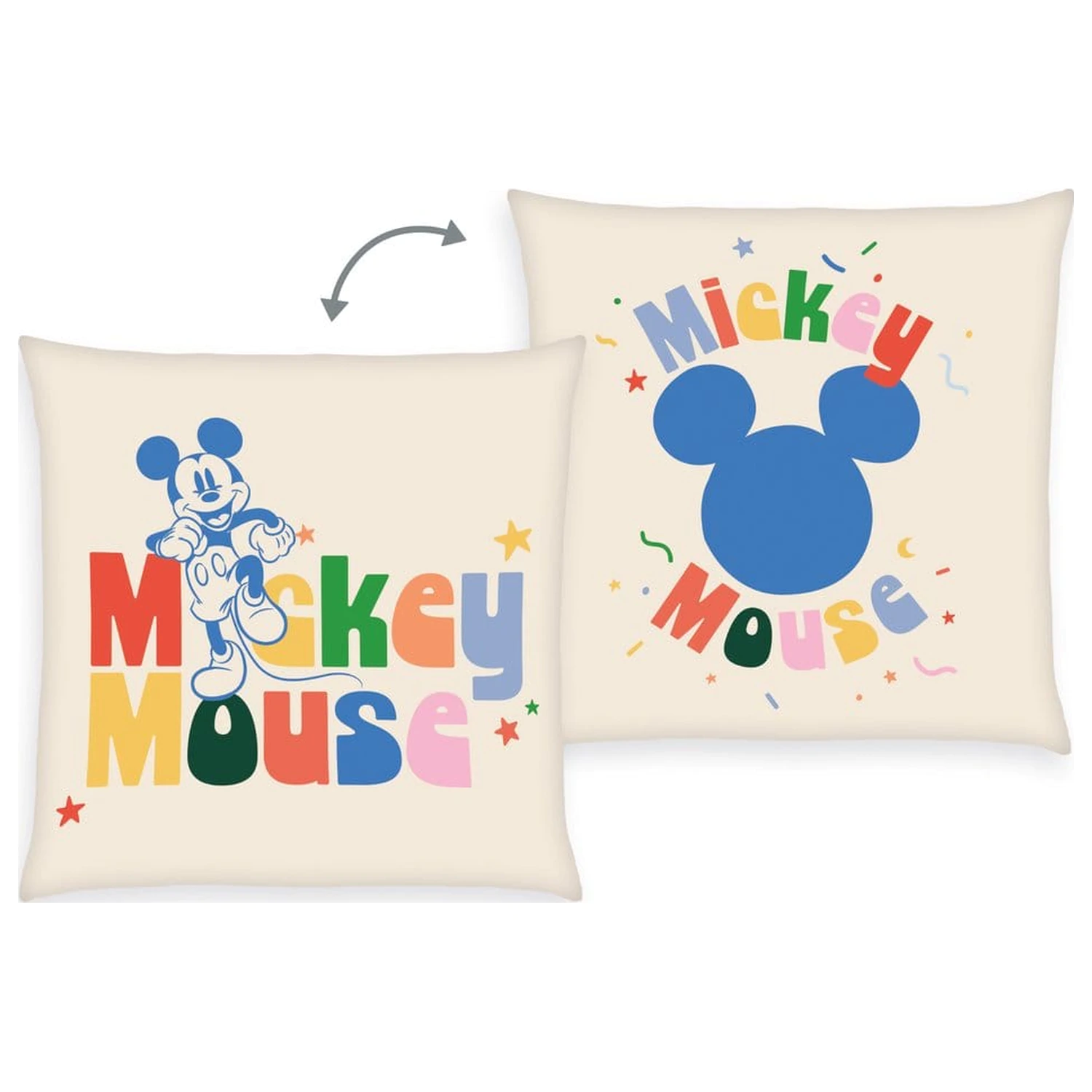 Disney Soft Velboa Kissen Mickey Mouse 40 x 40 cm Produktfoto
