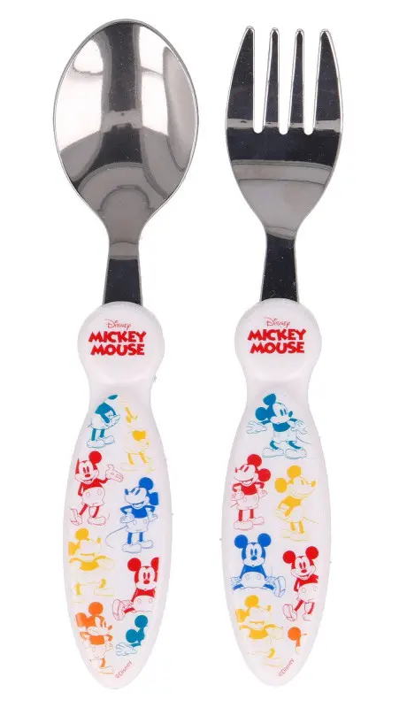 Disney Mickey Metall Besteck Set - 2 Stück Produktfoto