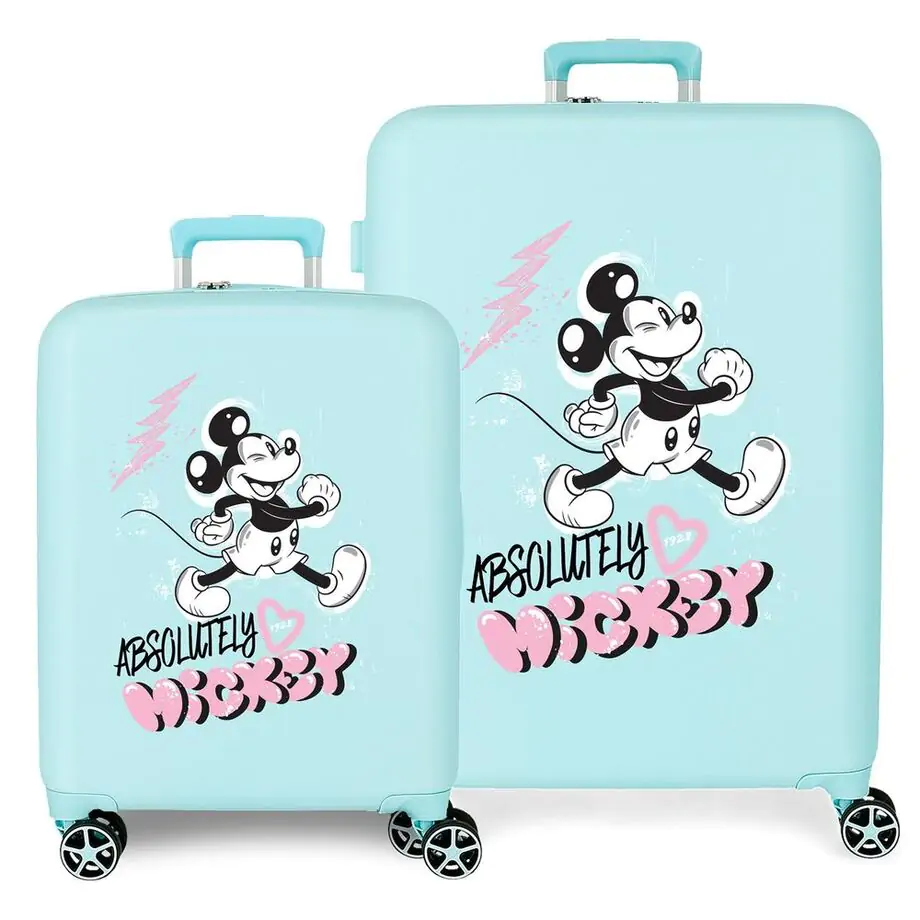 Disney Mickey Friendly ABS 2-er Pack Trolley Koffers Produktfoto