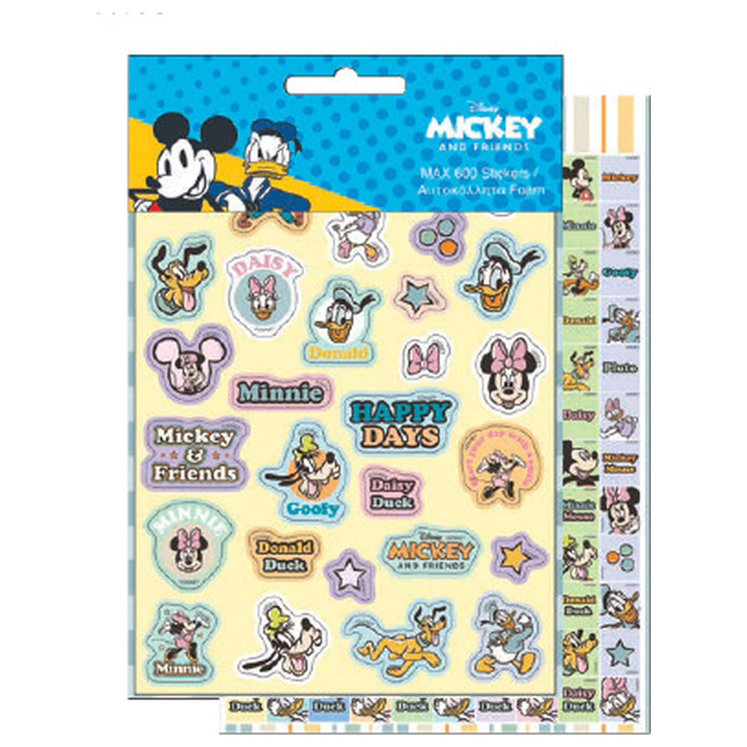 Disney Mickey Mouse & Friends 600-teiliges Sticker-Set Produktfoto