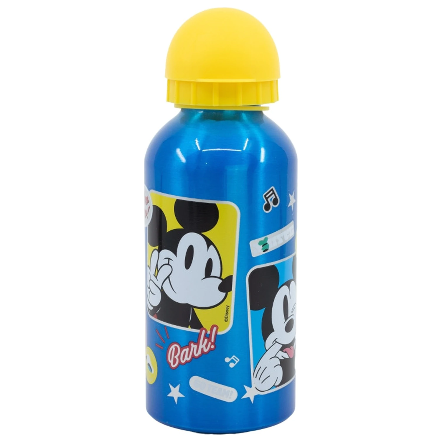 Disney Mickey Fun-Tastic Aluminium-Wasserflasche mit Trinkverschluss 400 ml Produktfoto