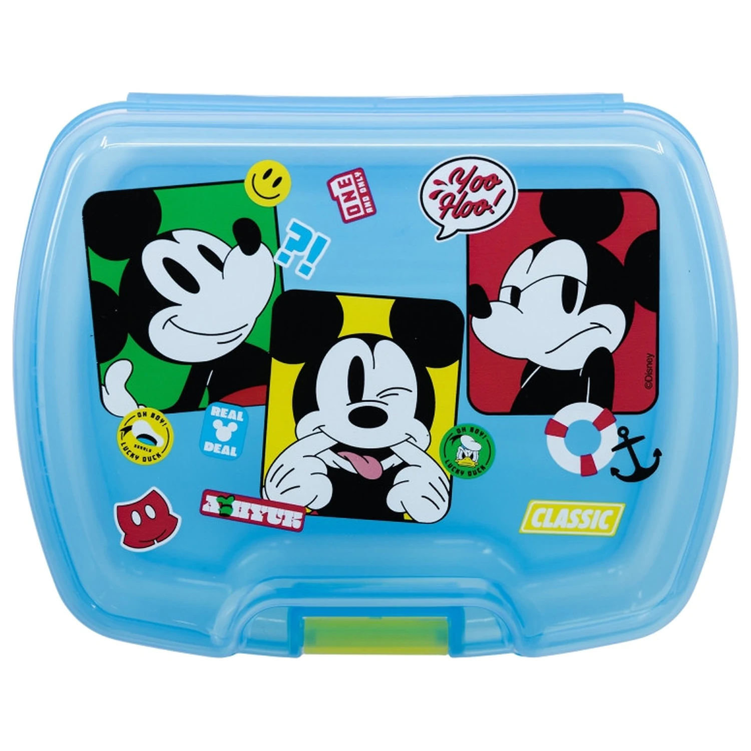 Disney Mickey Fun-Tastic Premium Kunststoff Sandwich-Box Produktfoto