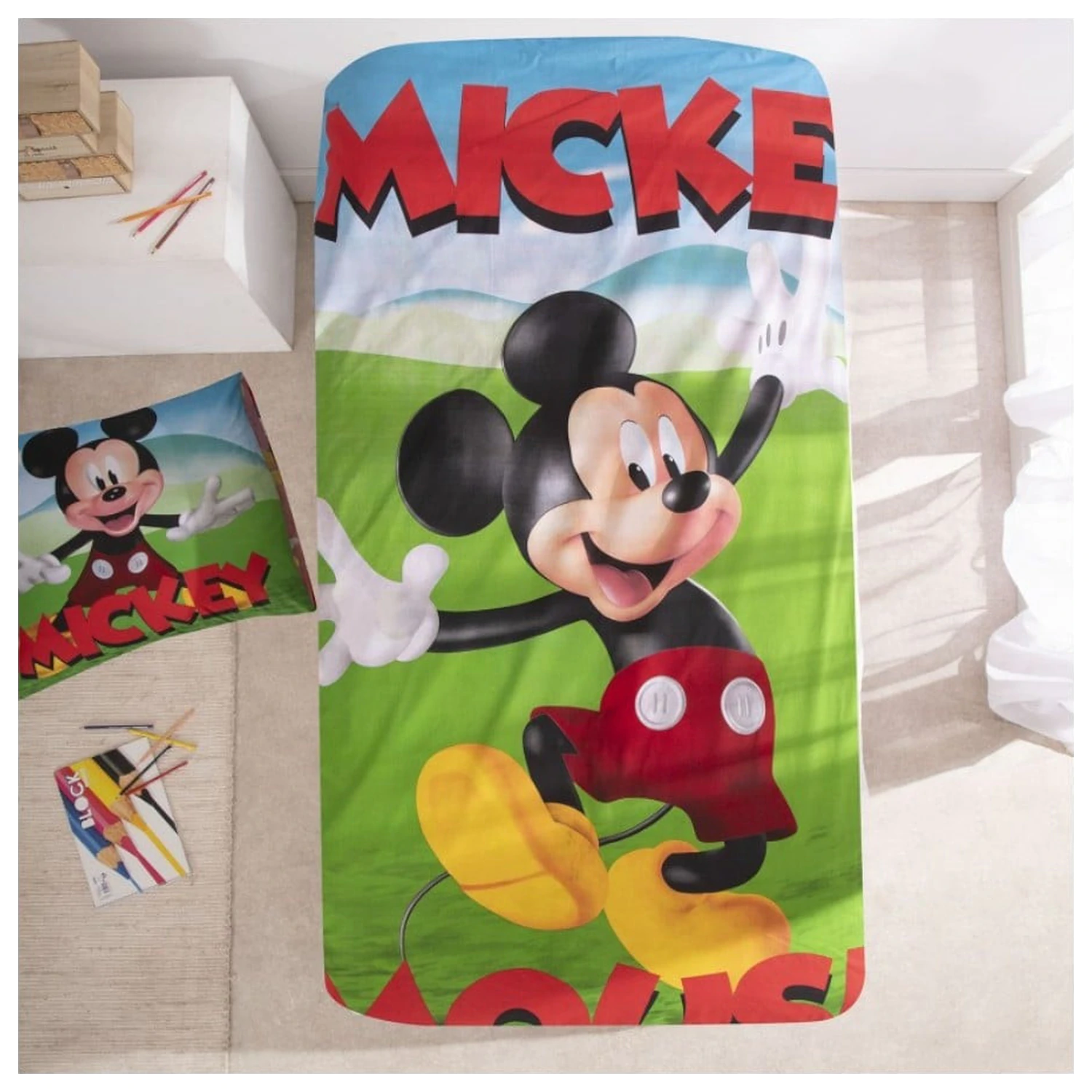 Disney Mickey Garden Bettbezug Produktfoto