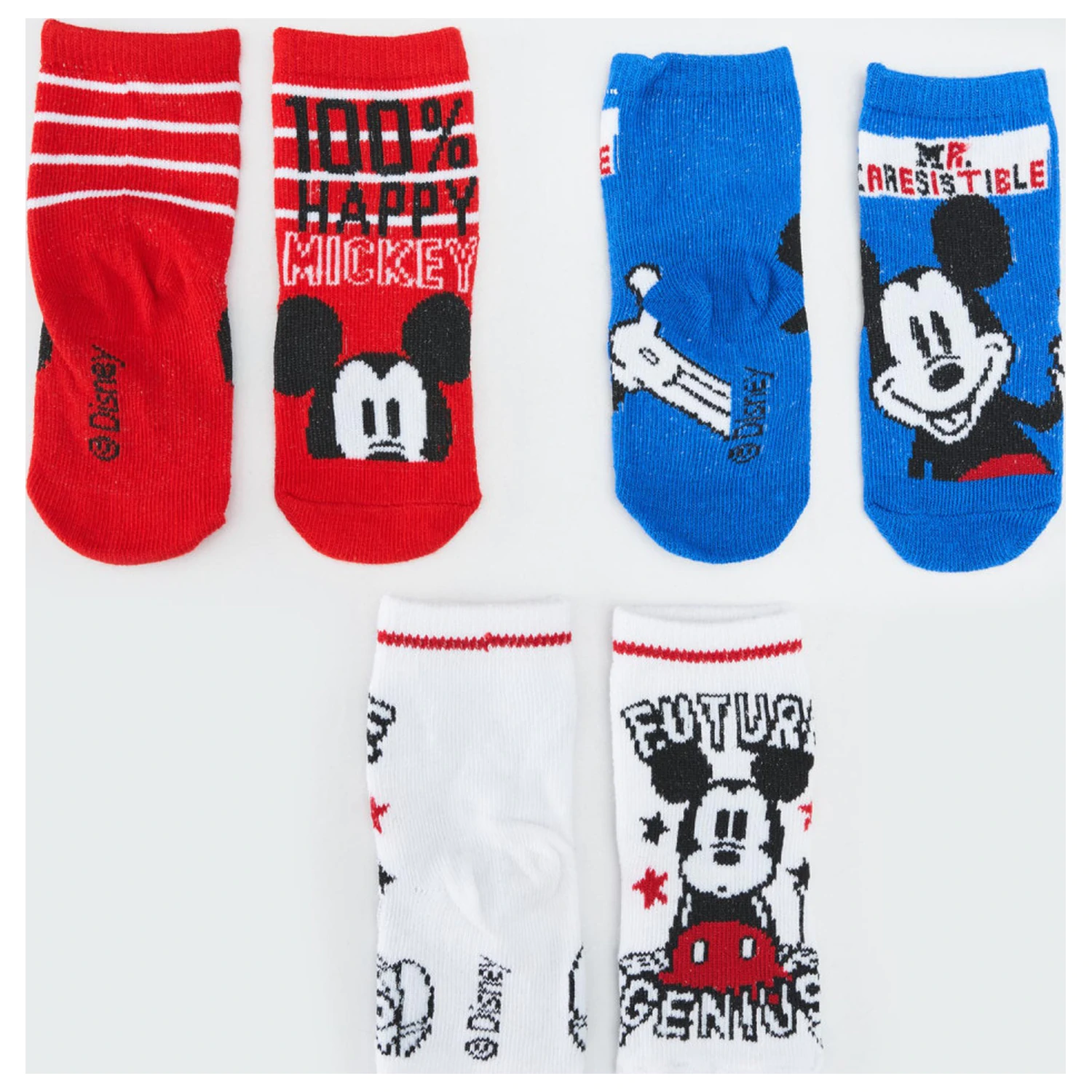 Disney Mickey Genius Baby-Socken 6/12 Monate Produktfoto