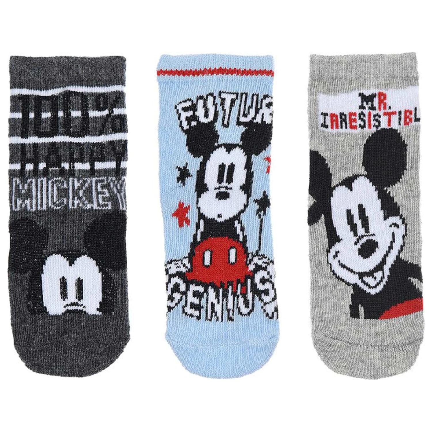 Disney Mickey Genius Blue Babysocken 0/6 Monate Produktfoto