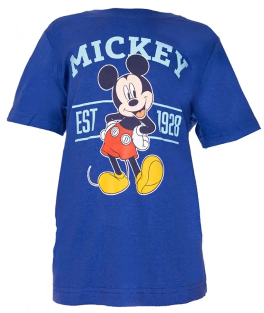 Disney Mickey EST 1928 Kinder Kurzarm-T-Shirt Produktfoto