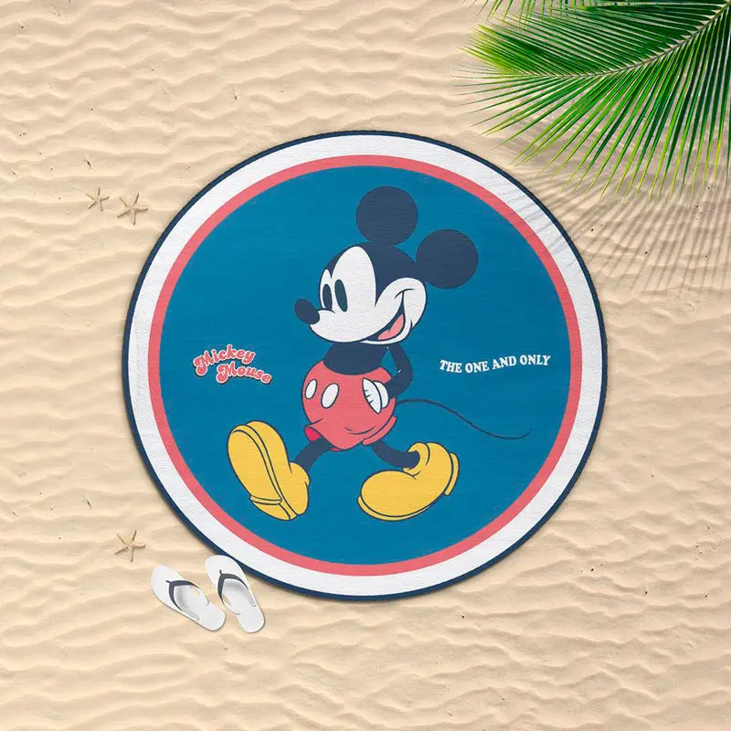 Disney Mickey runden Mikrofaser Strandtuch Produktfoto