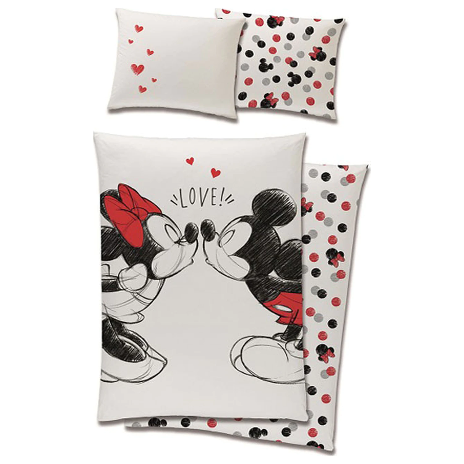 Disney Mickey Love Bettbezug Produktfoto