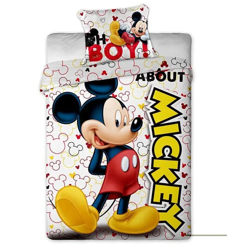 Disney Mickey Mikrofaser-Bettbezug Bett 90cm Produktfoto