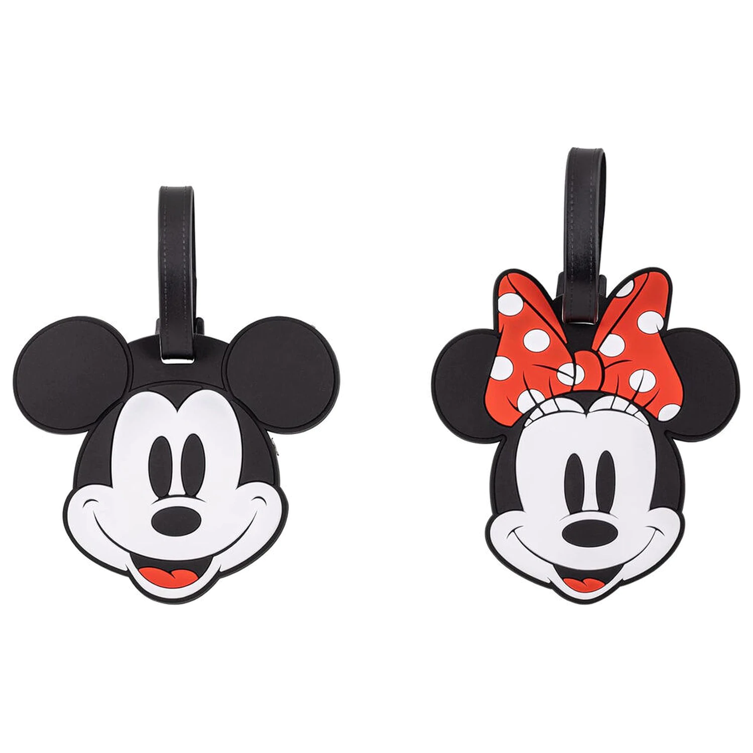 Disney Mickey & Minnie Set von 2 Gepäckanhängern Produktfoto