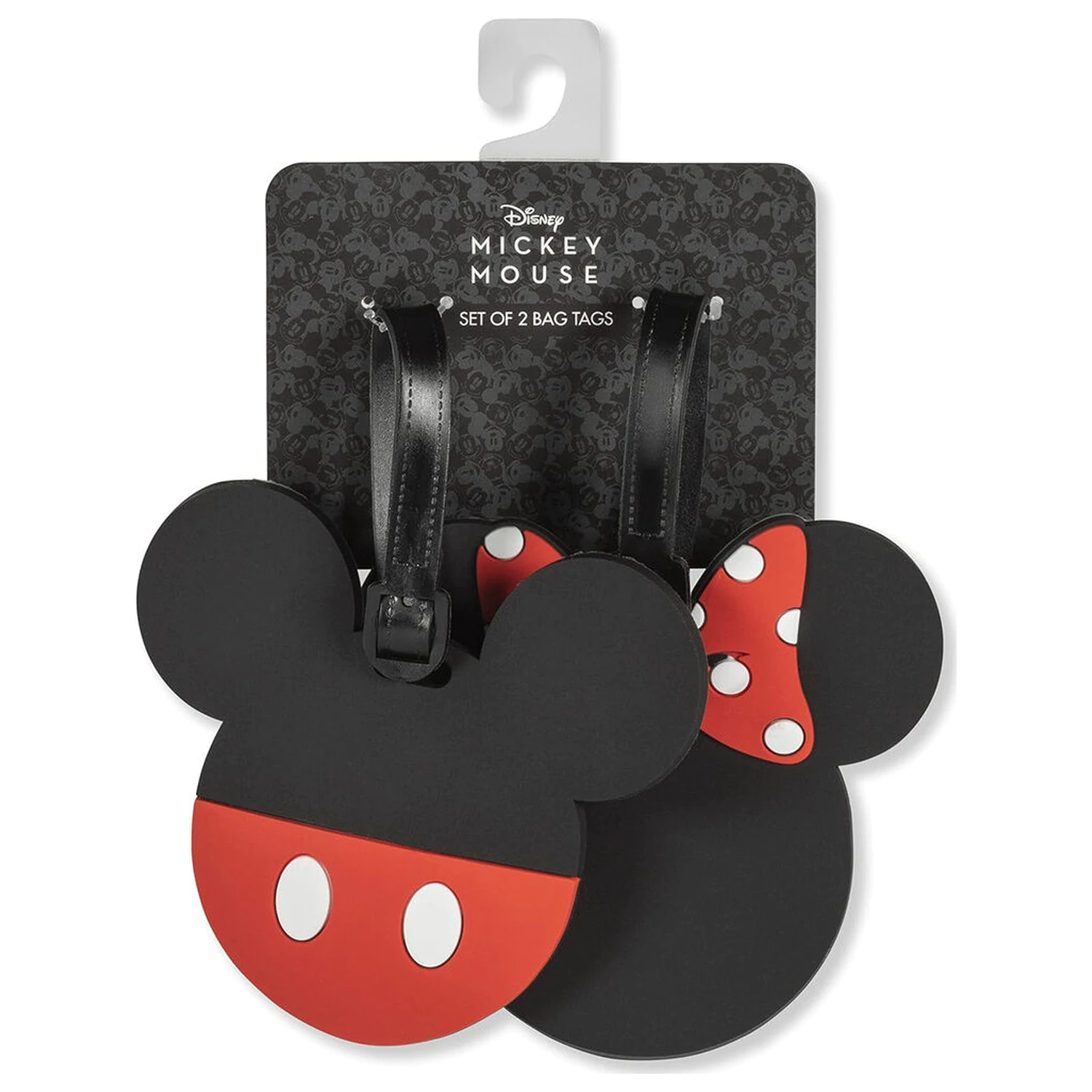 Disney Mickey & Minnie Set von 2 Gepäckanhänger Produktfoto