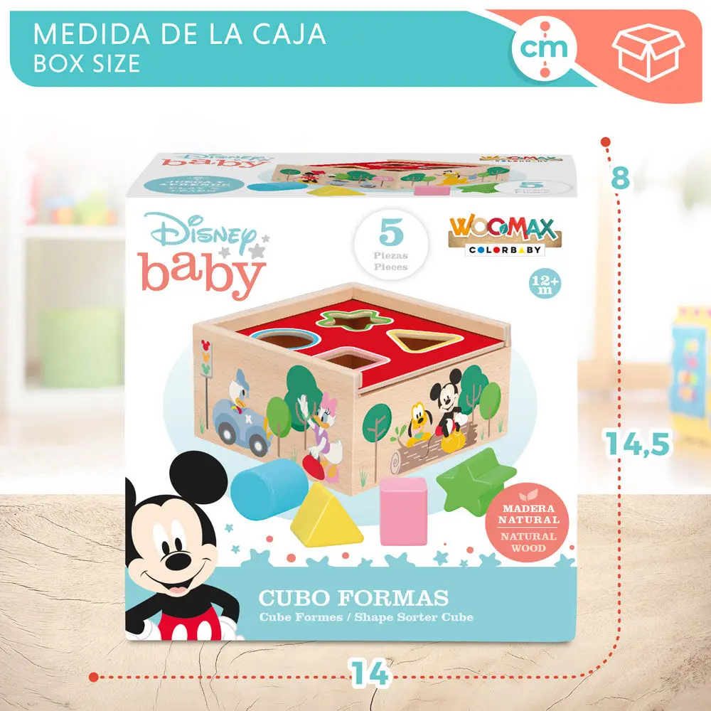 Disney Mickey Minnie Holzwürfel Formen Produktfoto