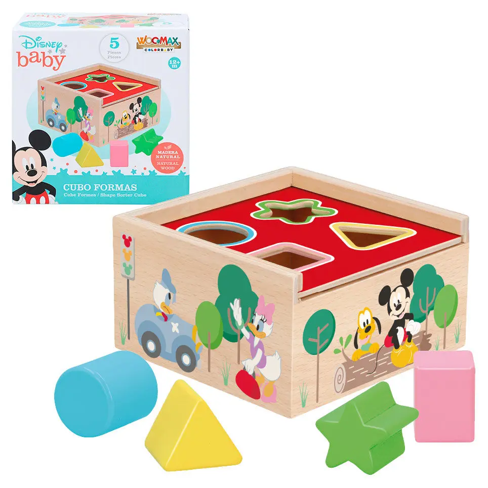 Disney Mickey Minnie Holzwürfel Formen Produktfoto