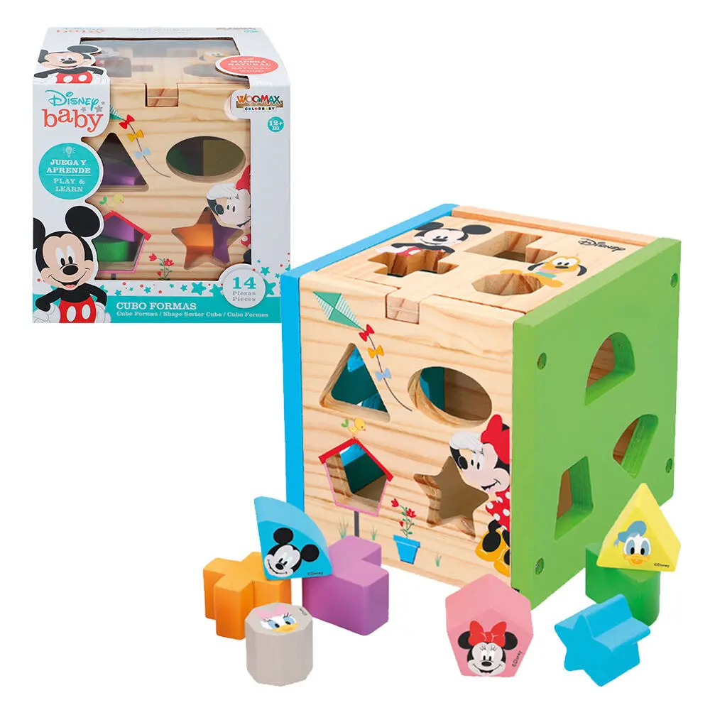 Disney Mickey Minnie Holzwürfel Formen Produktfoto