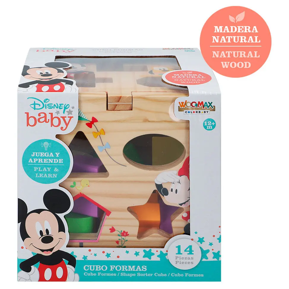 Disney Mickey Minnie Holzwürfel Formen Produktfoto