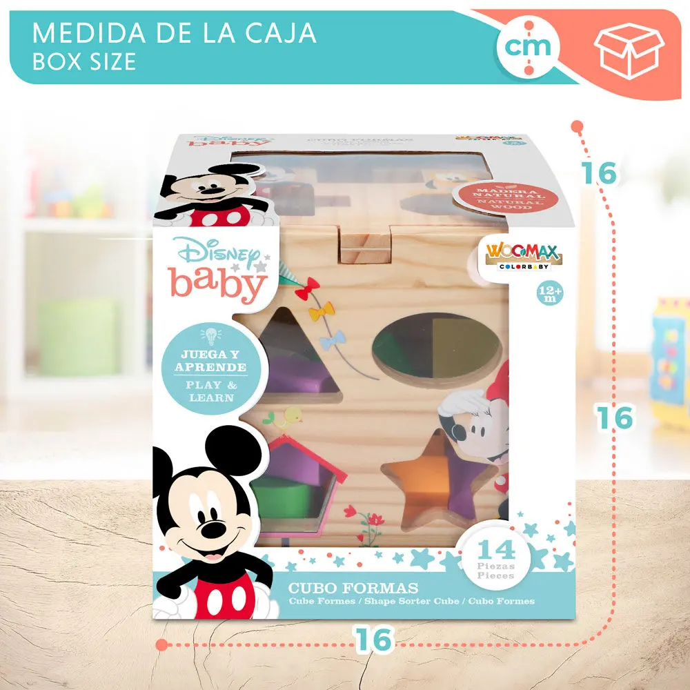 Disney Mickey Minnie Holzwürfel Formen Produktfoto