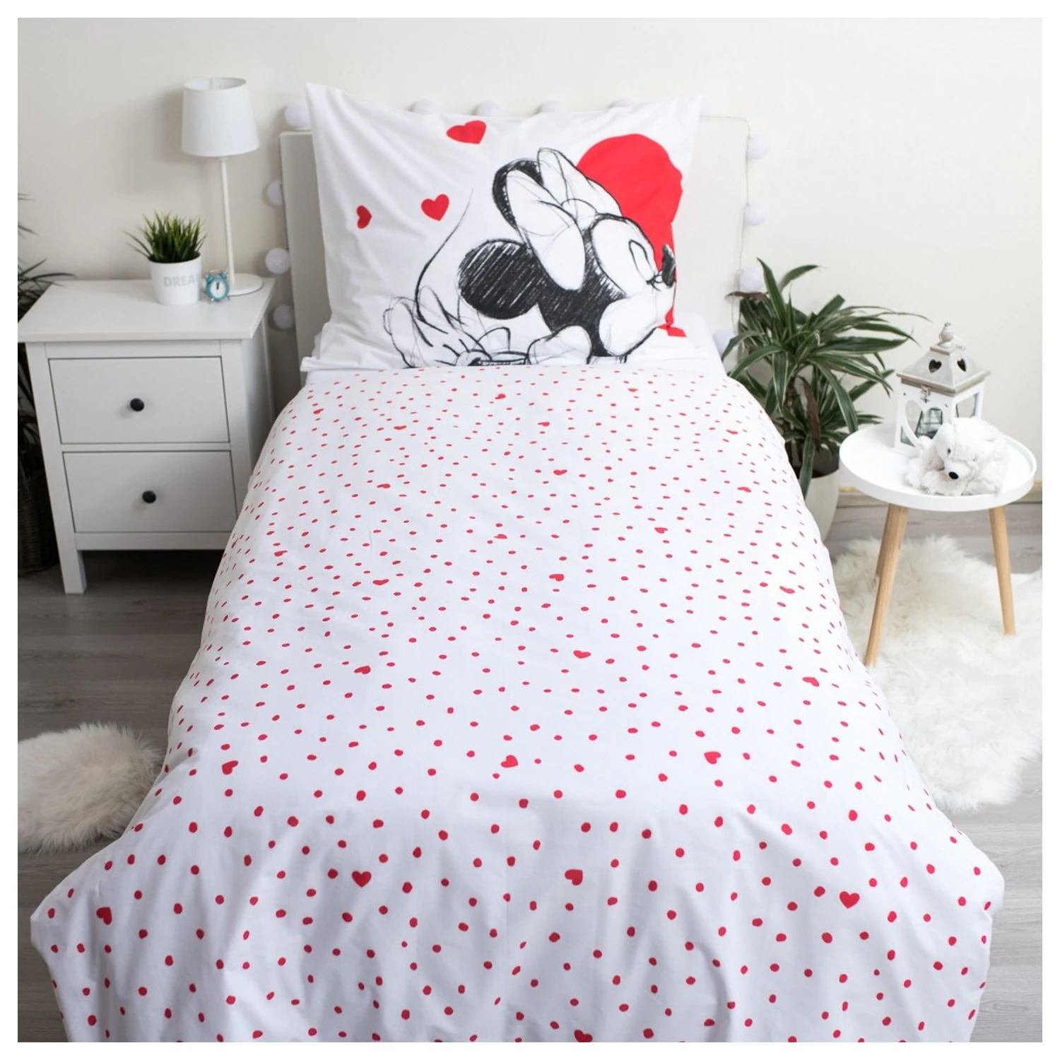 Disney Mickey, Minnie Love Bettdeckenbezug Produktfoto