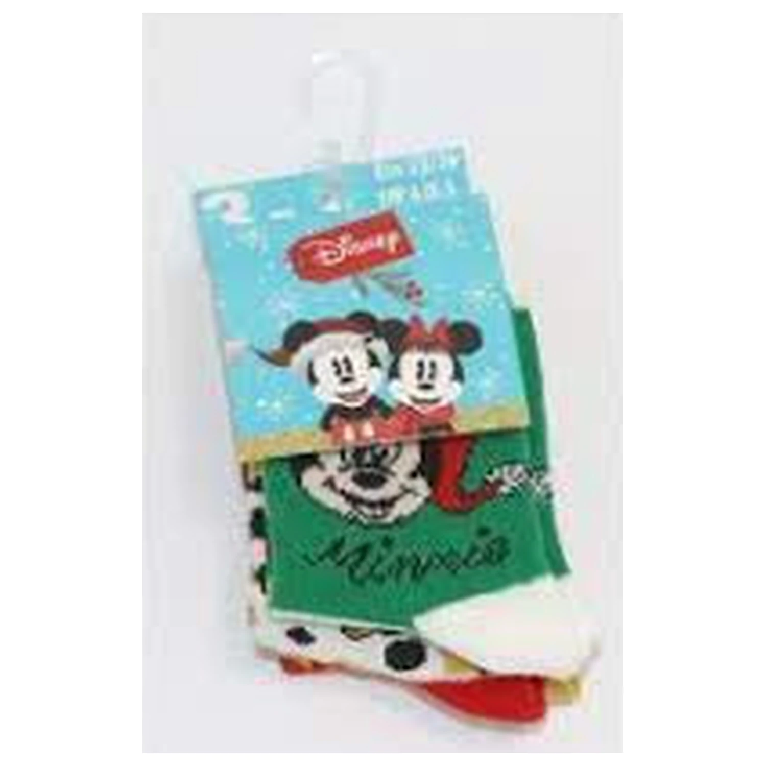 Disney Mickey, Minnie Überraschung Weihnachten Kindersocken 27/30 Produktfoto