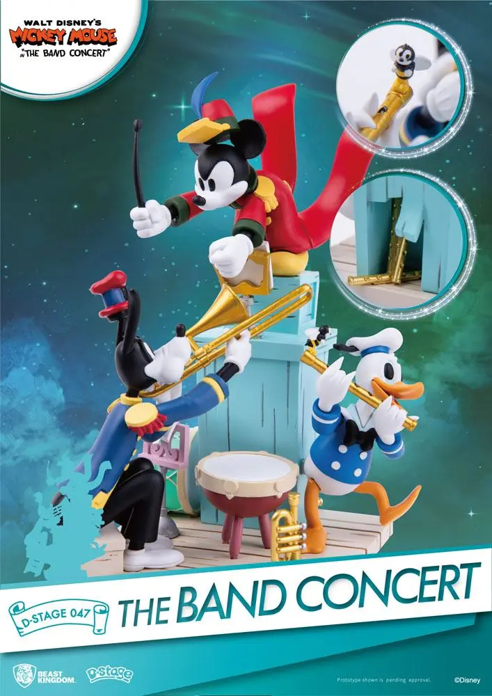 Disney Mickey Mouse D-Stage PVC Diorama The Band Concert 15 cm Produktfoto