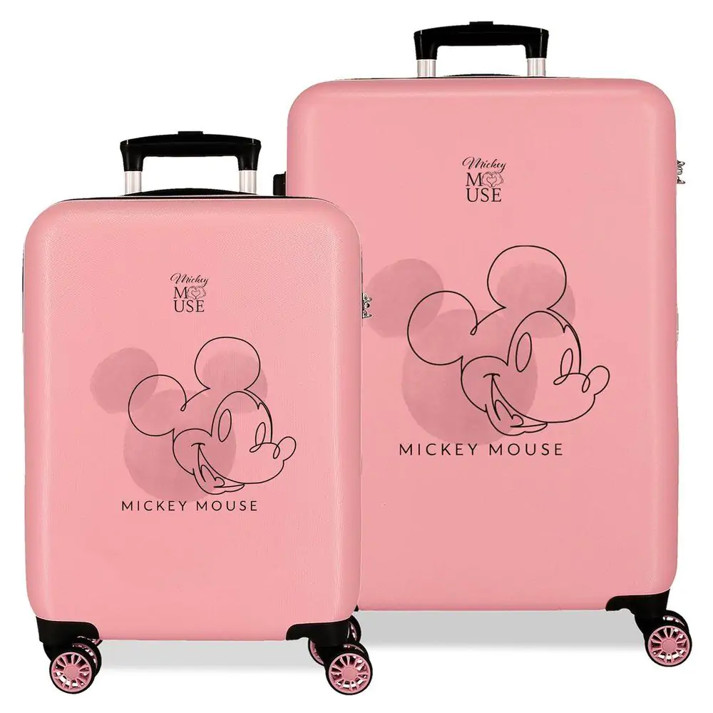 Disney Mickey Outline ABS 2-er Pack Trolley Koffers Produktfoto