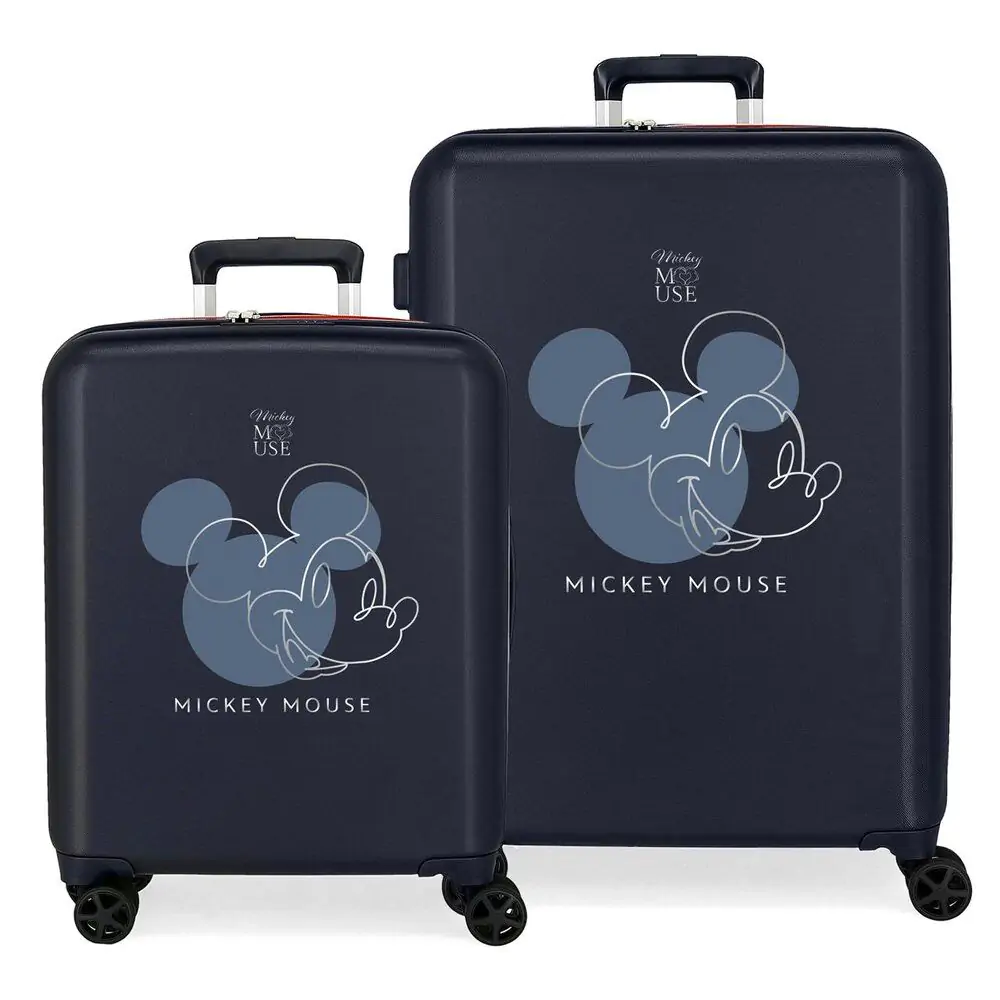 Disney Mickey Outline ABS 2-er Pack Trolley Koffers Produktfoto