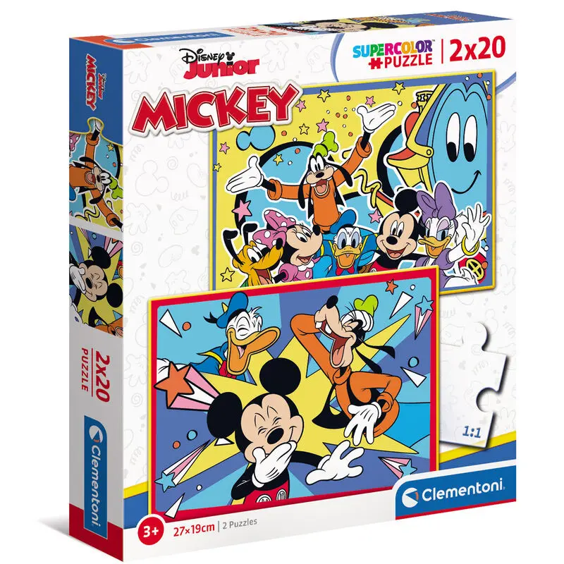 Disney Mickey Puzzle 2x20St termékfotó
