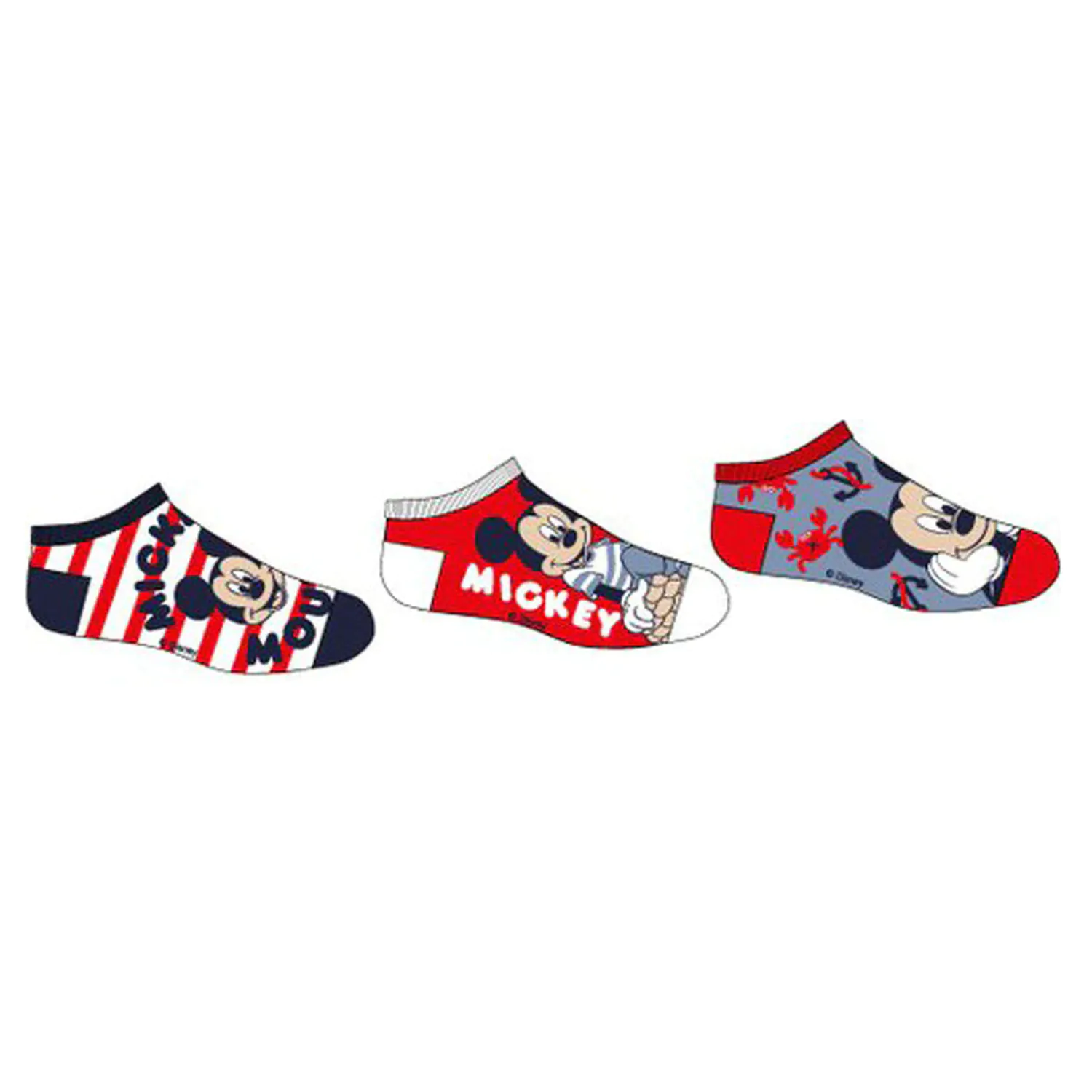 Disney Mickey Rote Stil Kinder Geheim Socken 31/34 Produktfoto
