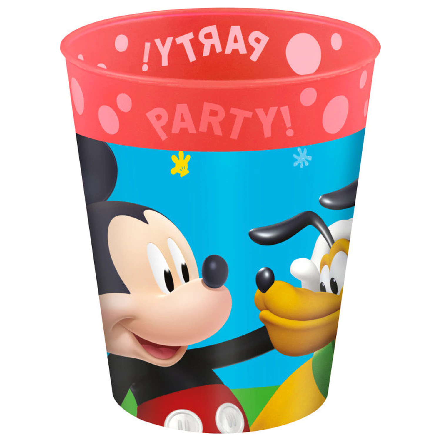 Disney Mickey Rock the House Mikro Premium Plastikbecher Set 4 Stück 250 ml Produktfoto