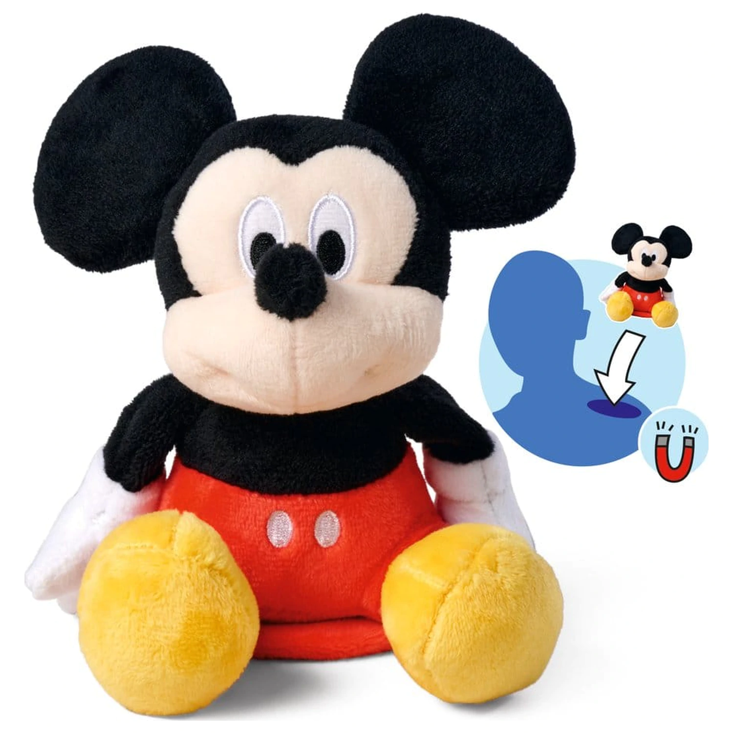 Disney Plüschfigur Mickey Shoulder Rider 12 cm Produktfoto