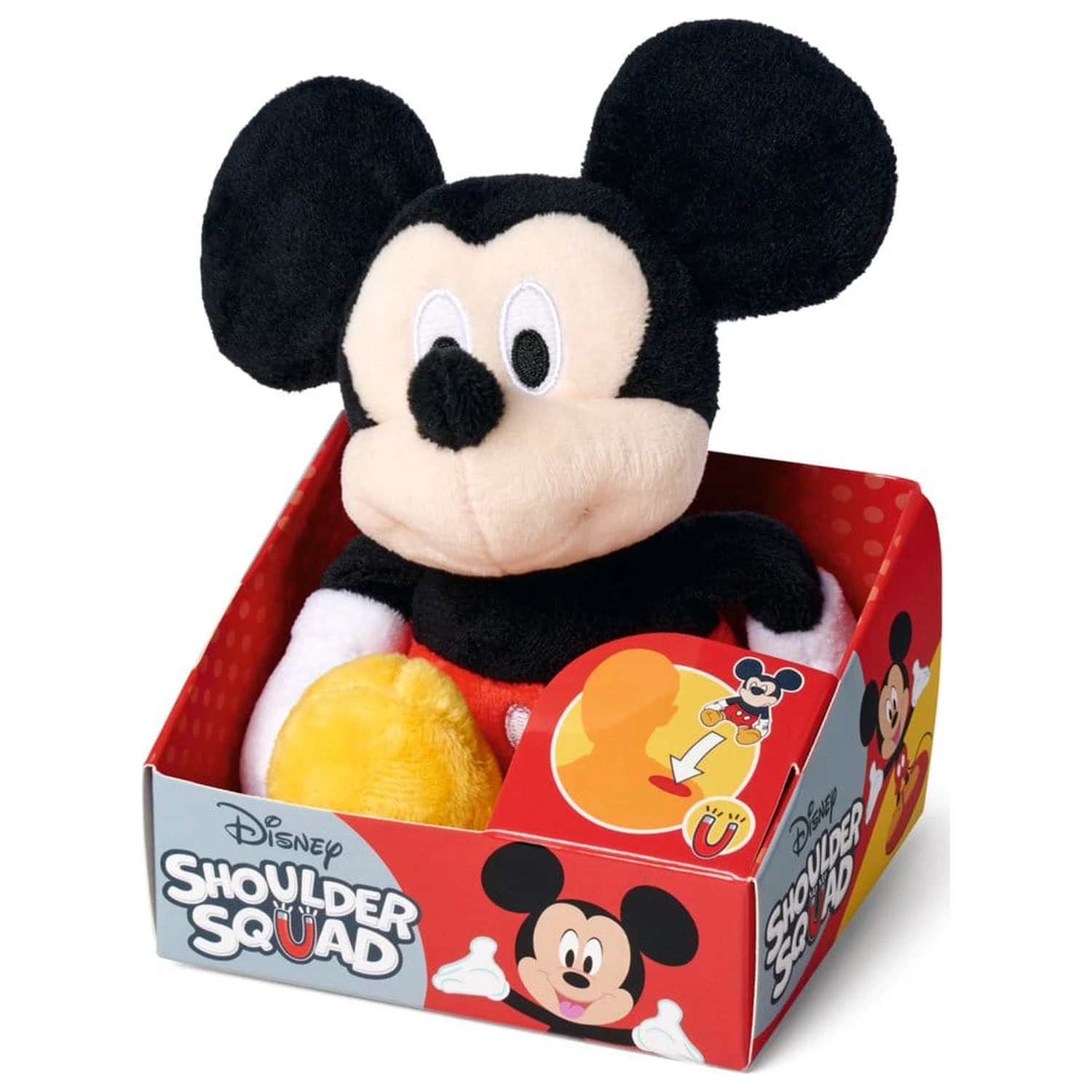 Disney Plüschfigur Mickey Shoulder Rider 12 cm Produktfoto