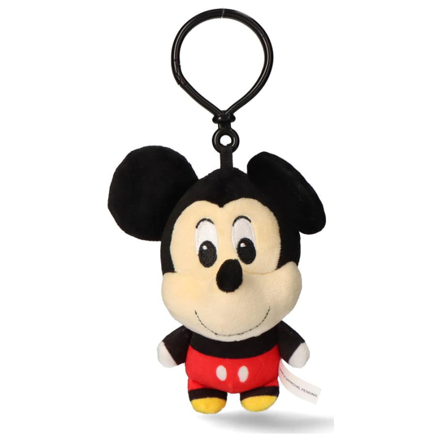 Disney Mickey Smile 3D Plüschfigur mit Anhänger, Taschenanhänger 13 cm Produktfoto
