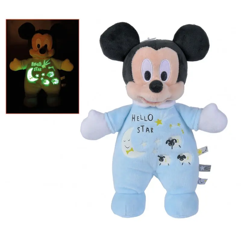 Disney Mickey weicher Glow in the Dark Plüschfigur 25cm termékfotó